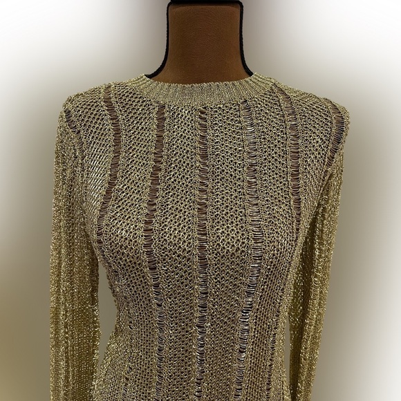 Endless Rose Gold Crew Neck Sweater - NWT - Picture 2 of 4